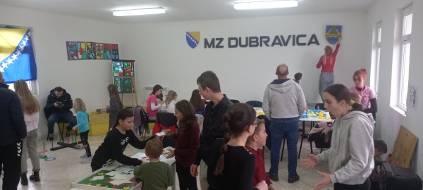 VOLONTERKSA AKCIJA U DRUŠTVENOM CENTRU DUBRAVICA