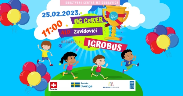 AKTIVNOSTI ZA DJECU U DRUŠTVENOM CENTRU MZ DUBRAVICA